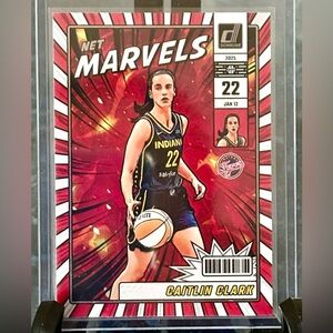 Caitlin Clark Basketball Card Net Marvels Indiana Fever WNBA #19